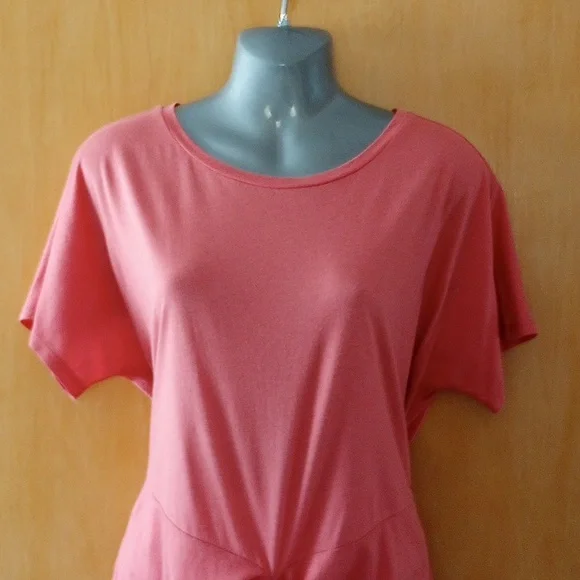 LOFT Boxy T-shirt Salmon Sz M - Picture 6 of 11